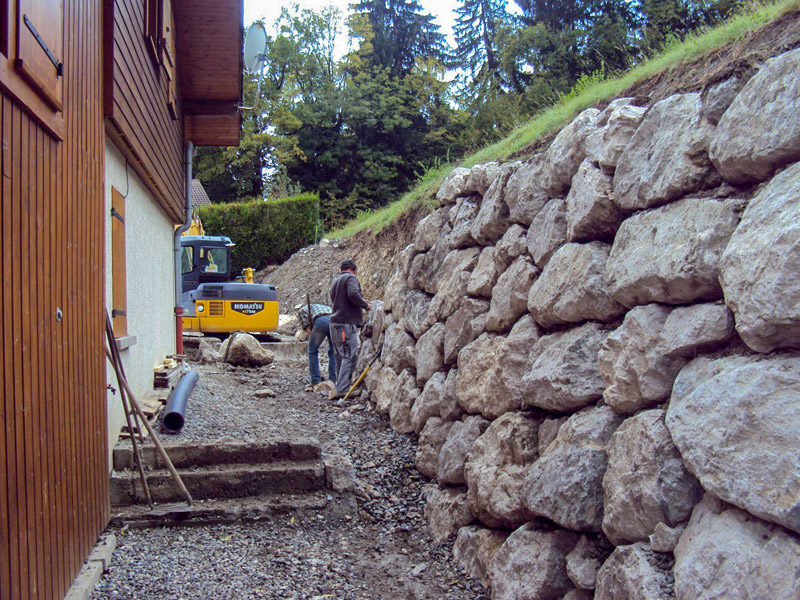 Alpes TS enrochement 74 en Haute-Savoie